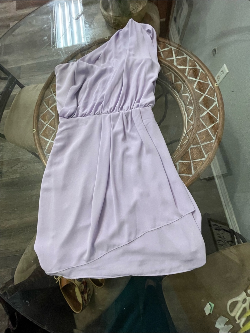 Women’s Giani Bini Lilac one shoulder cocktail dress size S